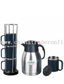 Vacuum Stainless Steel Coffee Pot from China